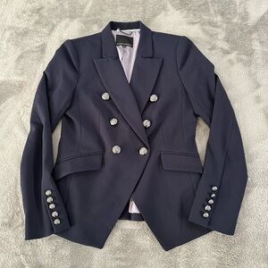 Banana Republic Midnight Blue Double-Breasted Blazer